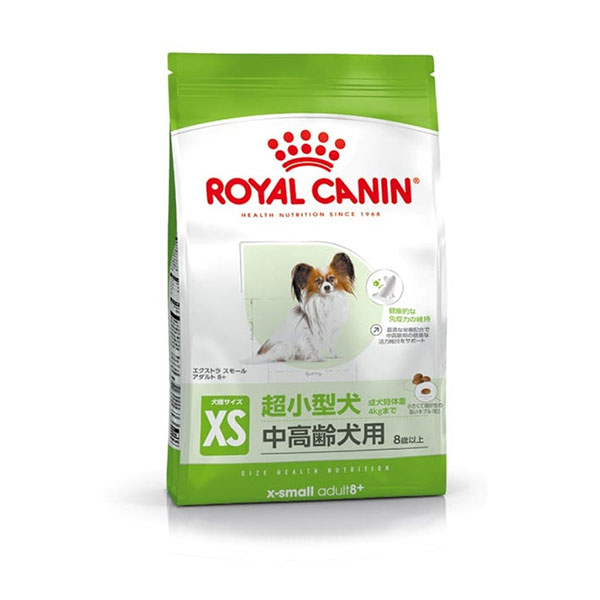ロイヤルカナン エクストラ スモール アダルト 8+（超小型犬専用フード 中高齢犬用） 1.5kg
