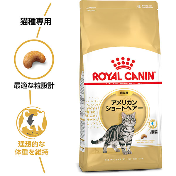 ロイヤルカナン アメリカン ショートヘアー専用フード 成猫用 400g