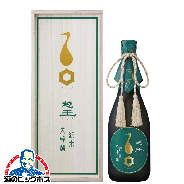日本酒 純米大吟醸 越後鶴亀 越王 純米大吟醸 隼人 はやと 木箱入り 720ml×1本『FSH』