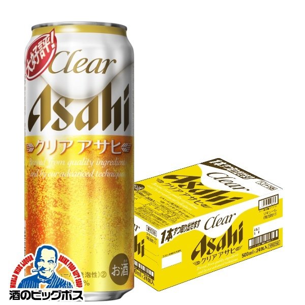 新ジャンル アサヒ クリアアサヒ 500ml×1ケース/24本(024) 『CSH』