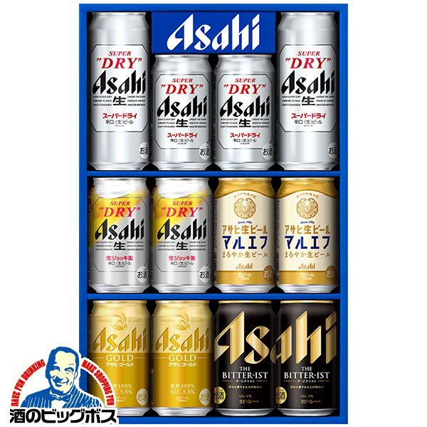 【母の日 父の日 プレゼント】ビールギフト アサヒ ATH-3 アサヒビール 5種12缶セット『GIFT』詰め合わせ