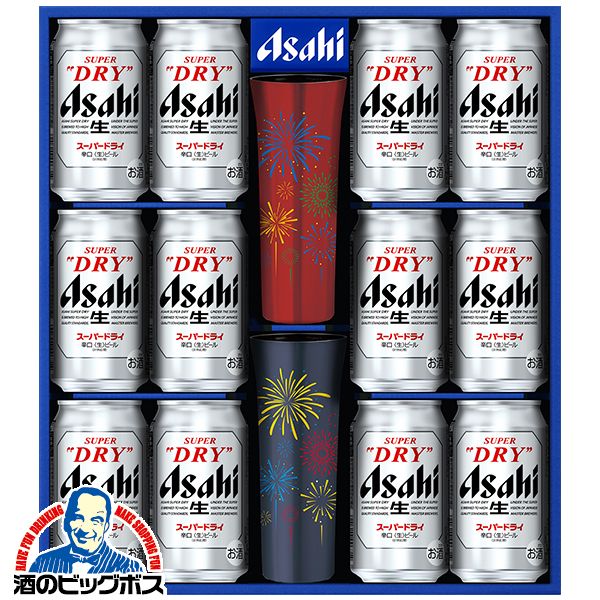 【母の日 父の日 プレゼント】ビールギフト アサヒ SD-PT 冷感タンブラー2個付き スーパードライ 350ml×12缶『GIFT』詰め合わせ