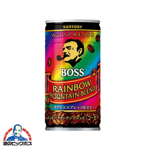 コーヒー サントリー BOSS ボス レインボーマウンテンブレンド 185g×1ケース/30本(030)『ESH』
