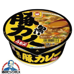 24個 カップ麺 ラーメン 東洋水産 マルちゃん 黒い豚カレーうどん 87g×2ケース/24個(024)『GCC』