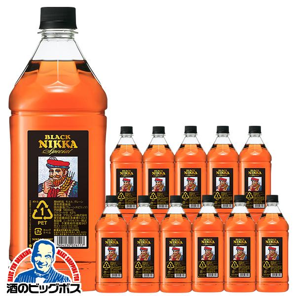2026年4月14日新発売 1.8Lペット 国産ウイスキー アサヒ ブラックニッカ スペシャル 42度 1800ml×2ケース/12本(012)『FSH』