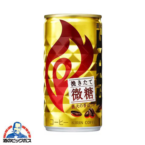 コーヒー キリン ファイア FIRE 挽きたて微糖 185g×1ケース/30本(030)『ESH』