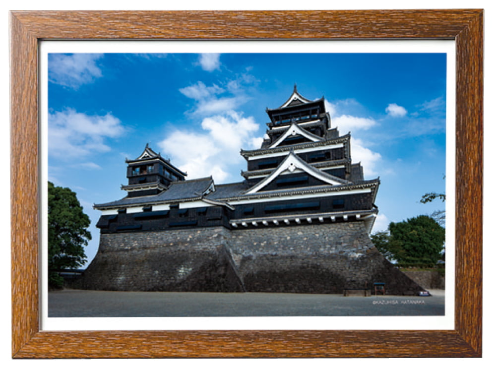 日本の名城LEDアートフレーム（熊本城）