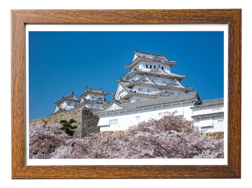 日本の名城LEDアートフレーム（姫路城）