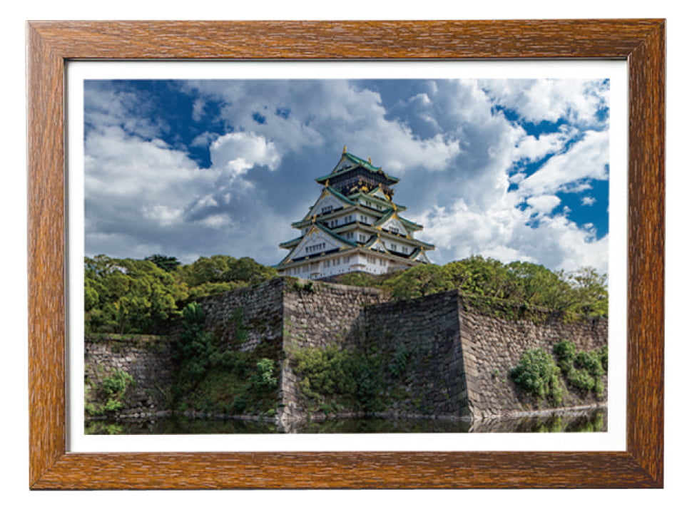 日本の名城LEDアートフレーム（大阪城）