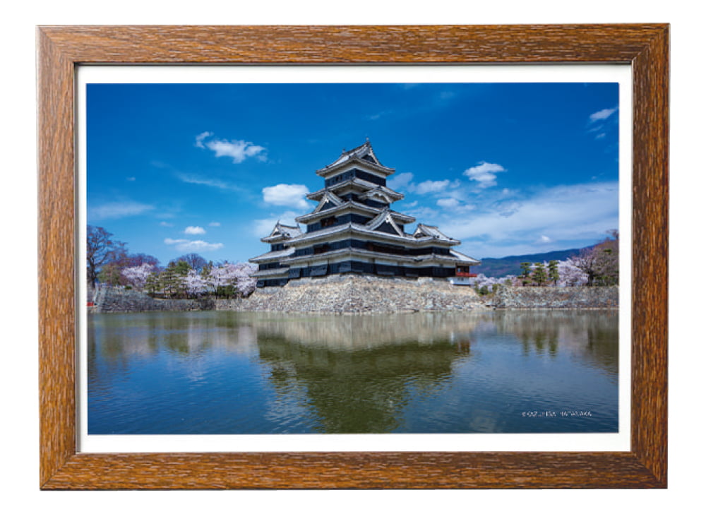 日本の名城LEDアートフレーム（松本城）