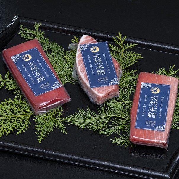 「天然本鮪サク（赤身・中トロ・大トロ）」 アイルランド沖漁獲 日本水揚げ 計600g（200g×3種）※冷凍