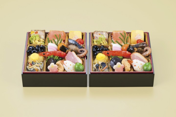 冷凍おせち2人前　【大丸・松坂屋おすすめおせち料理】祇おん江口監修「祝春」一人前×二段　【販売終了日12月10日】