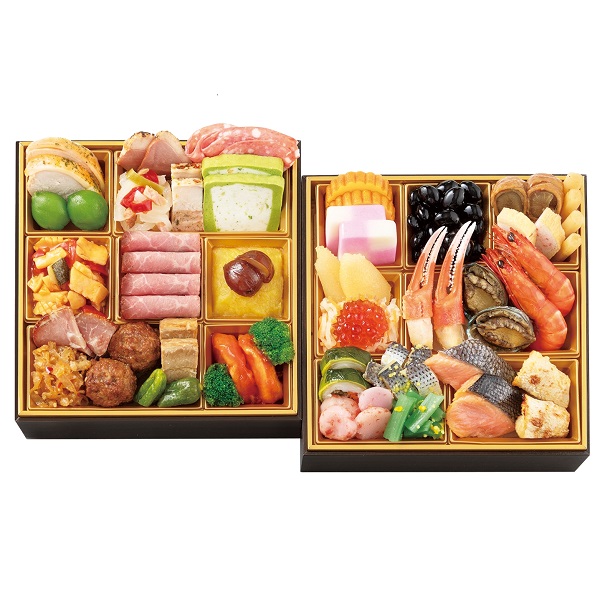 冷凍おせち2人前【大丸・松坂屋おすすめおせち料理】大丸・松坂屋オリジナル厳選K「いぶき」和洋中華風二段【販売終了日：2025年12月10日】