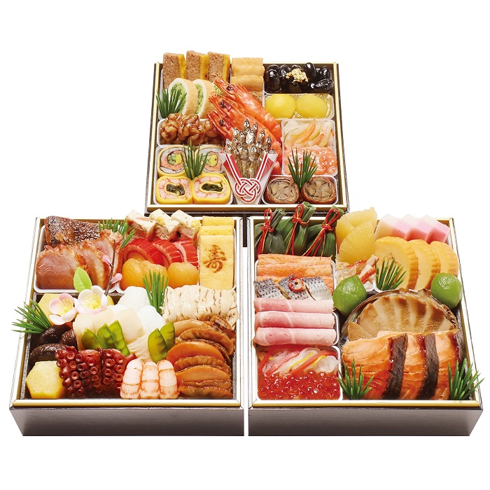 冷凍おせち3人前【大丸・松坂屋おすすめおせち料理】京・料亭 わらびの里　和洋風三段【販売終了日：2025年12月10日】