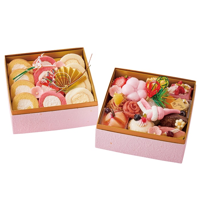 冷凍おせち3～4人前【大丸・松坂屋おすすめおせち料理】パティスリー モンシェール　スイーツ玉手箱　スイーツおせち二段【販売終了日：2025年12月10日】