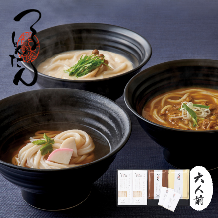 つるとんたん かけ・カレー・クリームのおうどん 6人前　近畿地方 大阪府 美食うまいもん市場