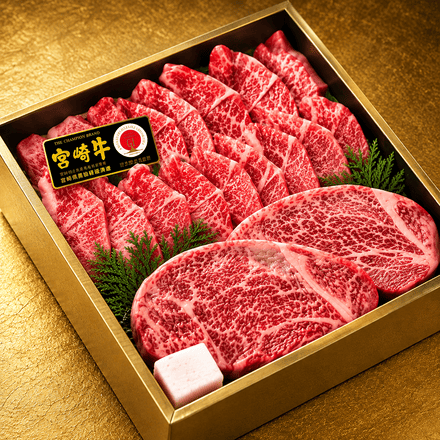 宮崎牛 ヒレずくし（ヒレステーキ 80g×2 ＋ ヒレ 焼肉 200g）