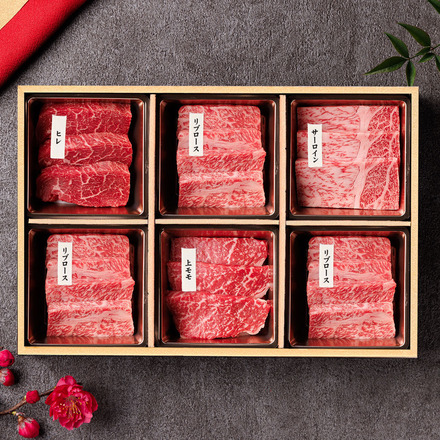 黒毛和牛 6品 焼肉食べ比べセット 300g 部位4種