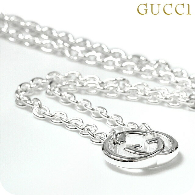 GUCCI グッチ ペンダント GGロゴ ダブルGネックレス シルバー925 レディース メンズ 190489-j8400-8106 silver925 ブランド アクセサリー 誕生日プレゼント 記念日 ギフト プレゼント 実用的