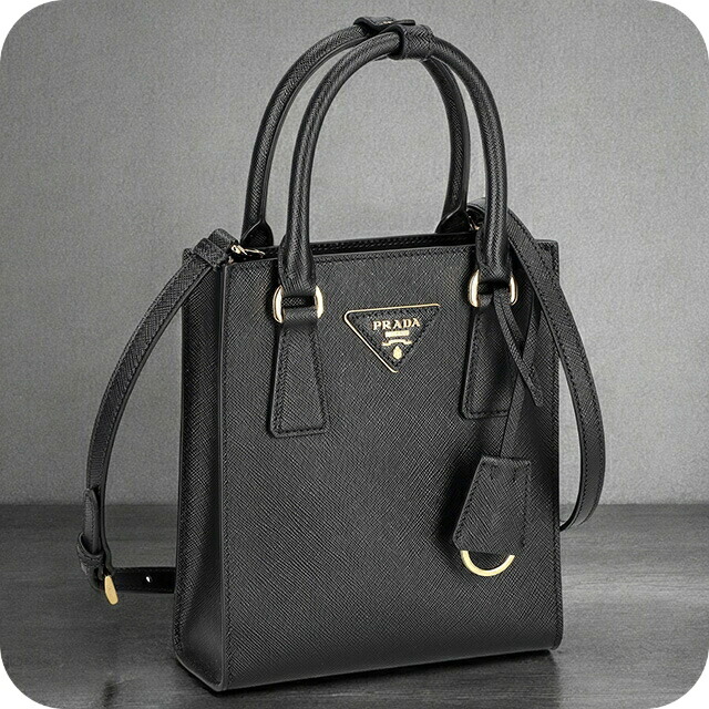 プラダ ハンドバッグ レディース ブランド PRADA レザー 1BA358 ブラック