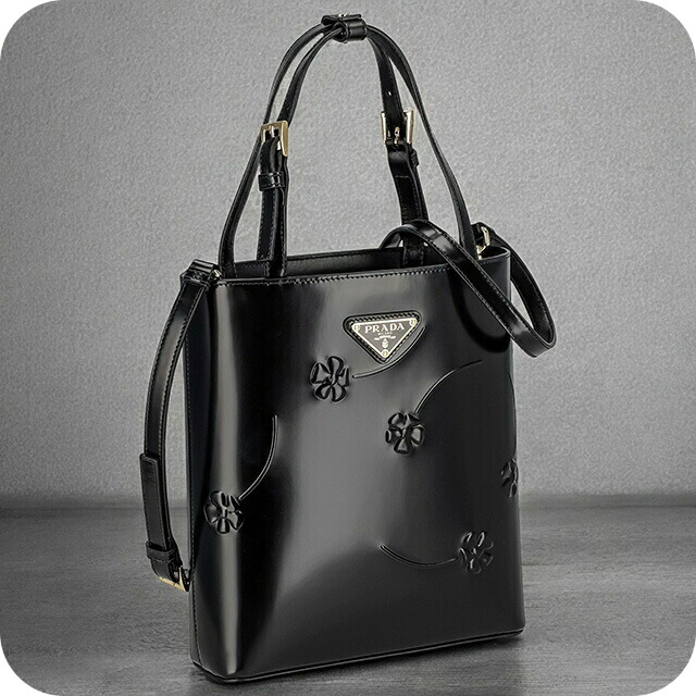 プラダ ハンドバッグ レディース ブランド PRADA レザー 1BA401 ブラック