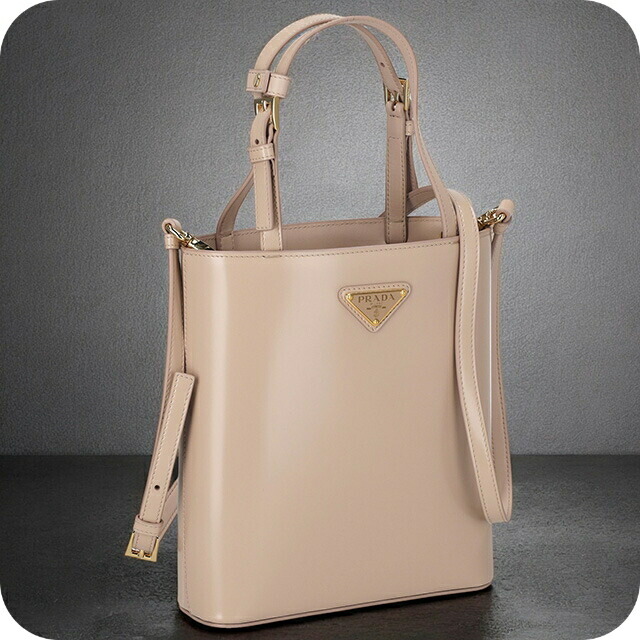 プラダ ハンドバッグ レディース ブランド PRADA レザー 1BA401 ベージュ