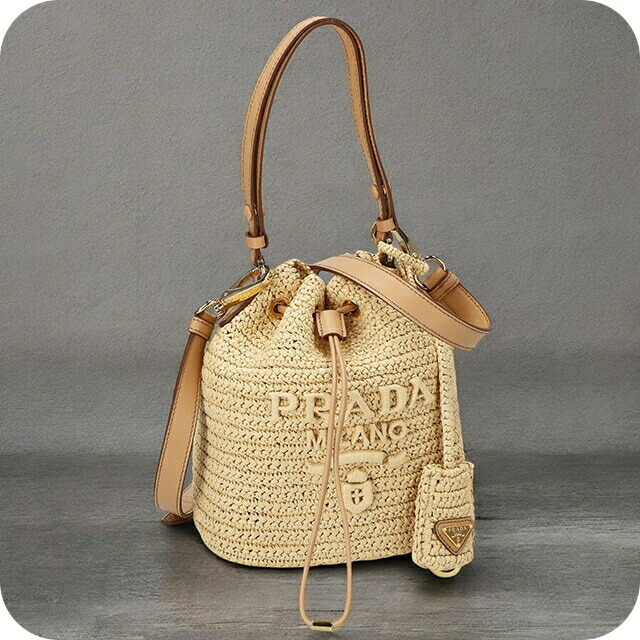 プラダ ハンドバッグ レディース ブランド PRADA 1BE068 ナチュラルベージュ