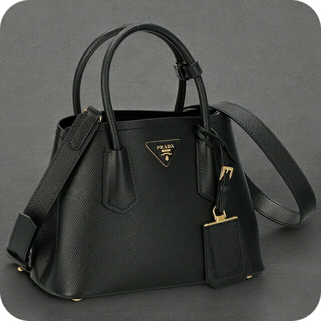 プラダ ハンドバッグ レディース ブランド PRADA レザー 1BG443 ブラック