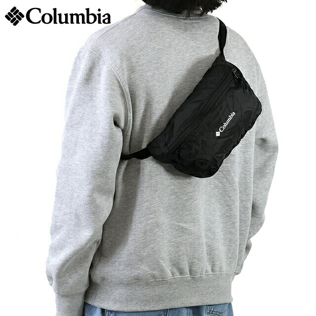 コロンビア ヒップバック メンズ レディース Columbia ボディバッグ クロスボディバッグ 100%Nylon 2093271 ブラック バッグ 斜めがけ ブランド 高級 おしゃれ プレゼント 男性 実用的 かっこいい