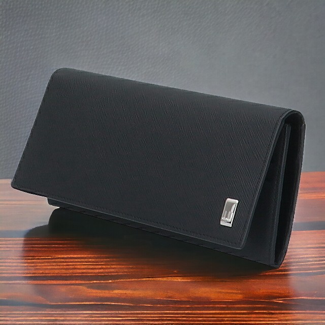 dunhill ダンヒル 財布 メンズ 小銭入れあり 長財布 プレイン 22R2P12PS ブラック ビジネス 男性 ウォレット ブランド 高級 おしゃれ プレゼント 実用的