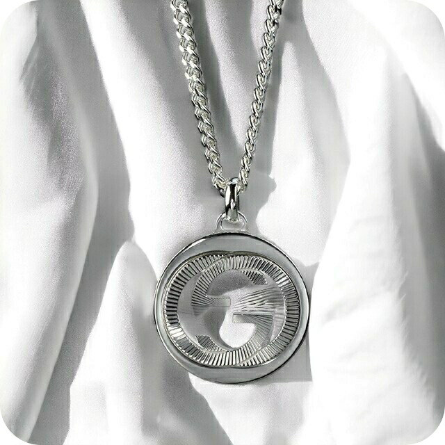 GUCCI グッチ ネックレス ブランド ペンダント Gマーク シルバー925 チェーン ペンダント 246490 J8400 81066 GUCCI専用BOX付 メンズ レディース ジュエリー 結婚記念日 誕生日プレゼント ギフト プレゼント 実用的