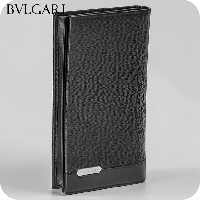 ブルガリ 長財布 メンズ ブランド BVLGARI レザー 280922 BLK ブラック