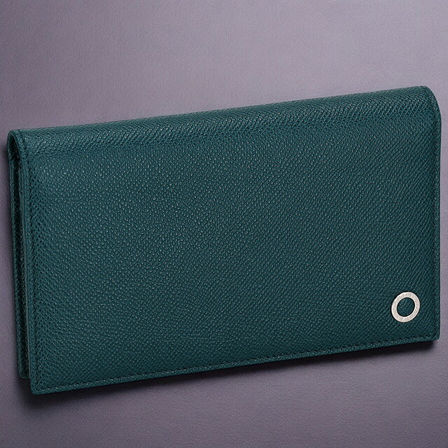 ブルガリ 長財布 メンズ BVLGARI 282102 TEATO ブルーグリーン ウォレット ブランド 高級 おしゃれ プレゼント 実用的
