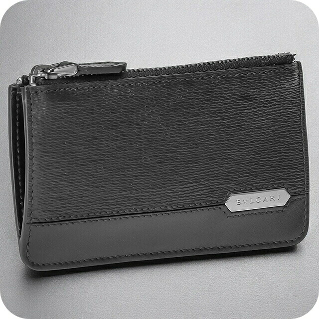 ブルガリ コインケース メンズ BVLGARI 282774 BLK ブラック 小銭入れ 小さい ブランド 高級 おしゃれ プレゼント 実用的