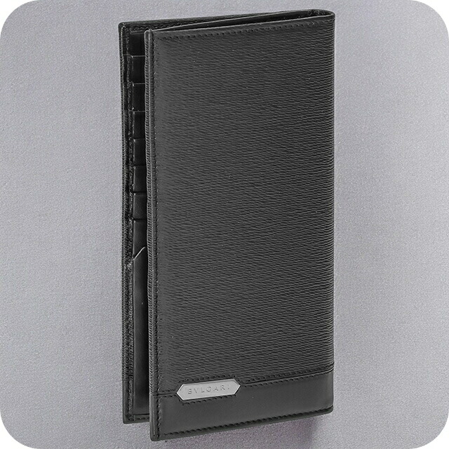 ブルガリ 長財布 メンズ BVLGARI 282852 BLK ブラック ウォレット ブランド 高級 おしゃれ プレゼント 実用的