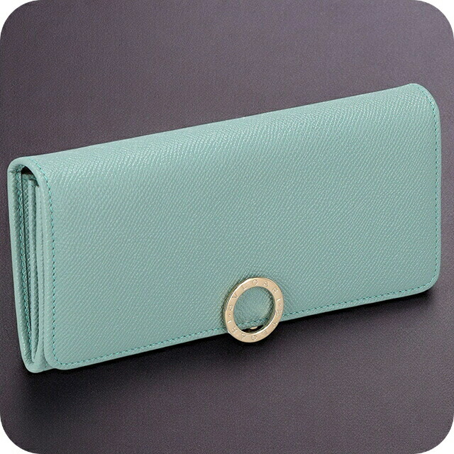 ブルガリ 長財布 レディース BVLGARI レザー 287301 GLATU ターコイズ ウォレット ブランド 高級 おしゃれ プレゼント 実用的