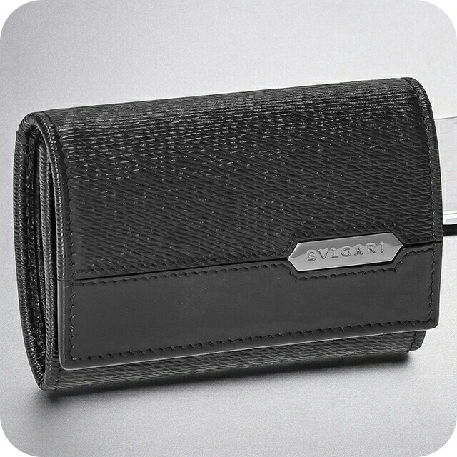 ブルガリ コインケース メンズ BVLGARI レザー 288489 BLK ブラック 小銭入れ 小さい ブランド 高級 おしゃれ プレゼント 実用的
