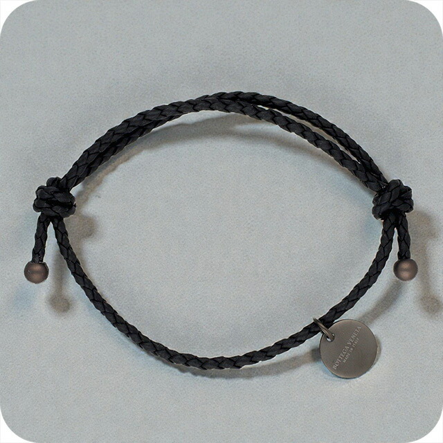 ボッテガ・ヴェネタ ブレスレット メンズ レディース ブランド BOTTEGA VENETA 339580-V3UN1 1275 ブラック