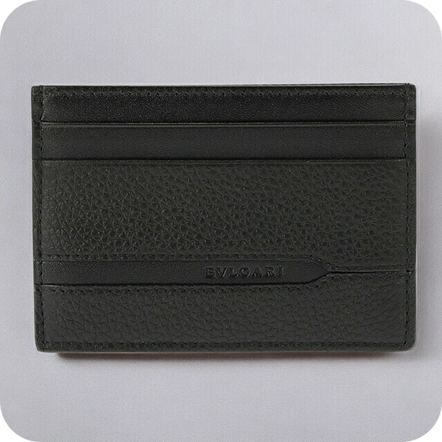 ブルガリ カードケース メンズ BVLGARI 36969 BLK ブラック 定期入れ ブランド 高級 おしゃれ プレゼント 実用的