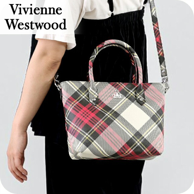 ヴィヴィアン ウエストウッド トートバッグ レディース ブランド Vivienne Westwood 2WAY 4204007TU S0012 O101 マルチカラー ビビアン 軽量 手提げ 高級 おしゃれ プレゼント 女性 実用的 かわいい