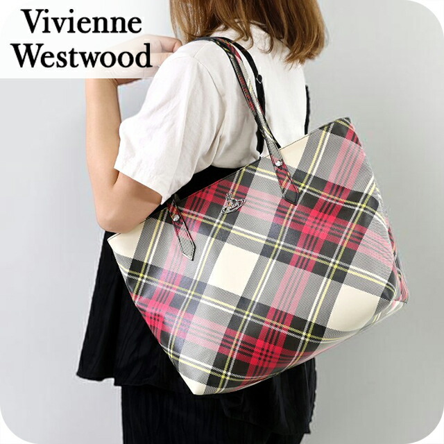 ヴィヴィアン ウエストウッド トートバッグ レディース ブランド Vivienne Westwood 4205007D S0012 O101 マルチカラー ビビアン 軽量 手提げ 高級 おしゃれ プレゼント 女性 実用的 かわいい