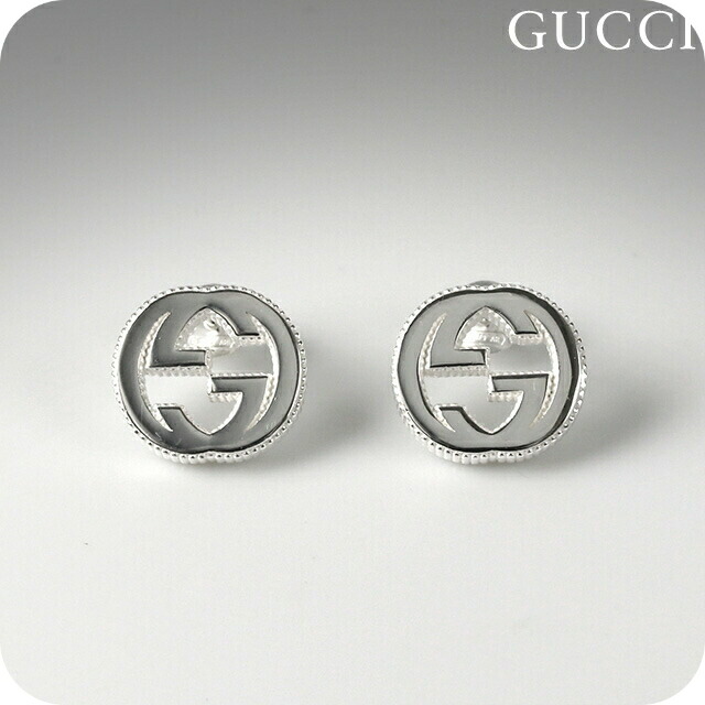 グッチ ピアス GUCCI インターロッキングG シルバー925 ユニセックス メンズ レディース 479227 J8400 8106 シルバー アクセサリー
