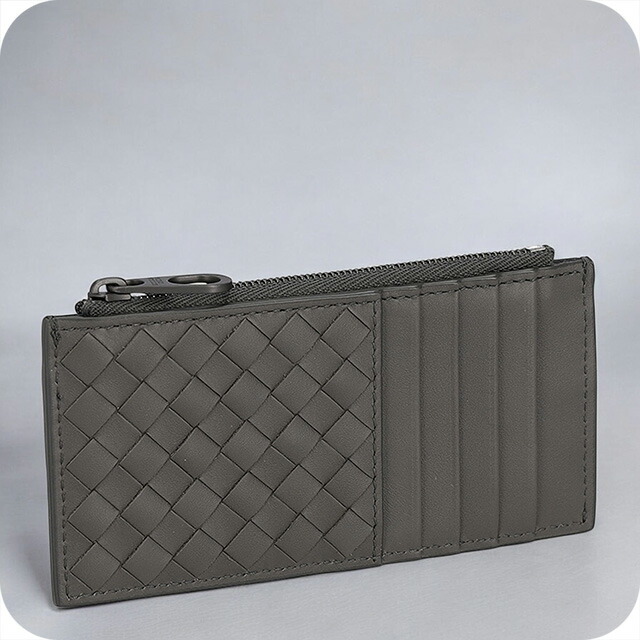 ボッテガ・ヴェネタ コインケース メンズ ブランド BOTTEGA VENETA イントレチャート レザー 566430-V47W1 ダークブラウン 小銭入れ 小さい 高級 おしゃれ プレゼント 実用的