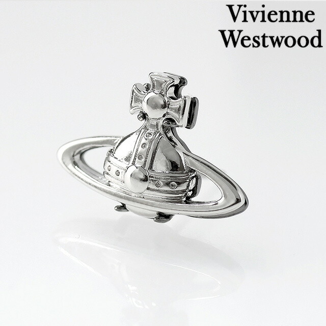 ヴィヴィアン ウエストウッド ピアス メンズ レディース ブランド Vivienne Westwood スゾン スタッド 片耳用 62010046-02P008 表：シルバー 裏：ガンメタル アクセサリー ビビアン