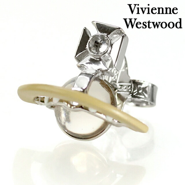 ヴィヴィアン ウエストウッド ピアス メンズ レディース ブランド Vivienne Westwood オリジナル オーブ スタッド 片耳用 62010345 02P674 カーキ アクセサリー ビビアン