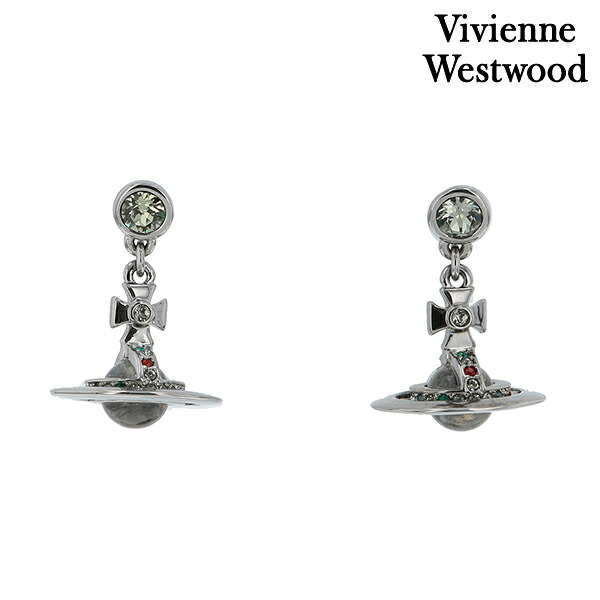 ヴィヴィアン ウエストウッド ピアス Vivienne Westwood プチオーブ メンズ レディース ユニセックス 62020032-S001 ガンメタル アクセサリー