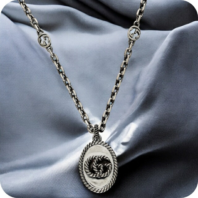 グッチ ネックレス メンズ レディース ブランド GUCCI 632540-J8400 シルバー