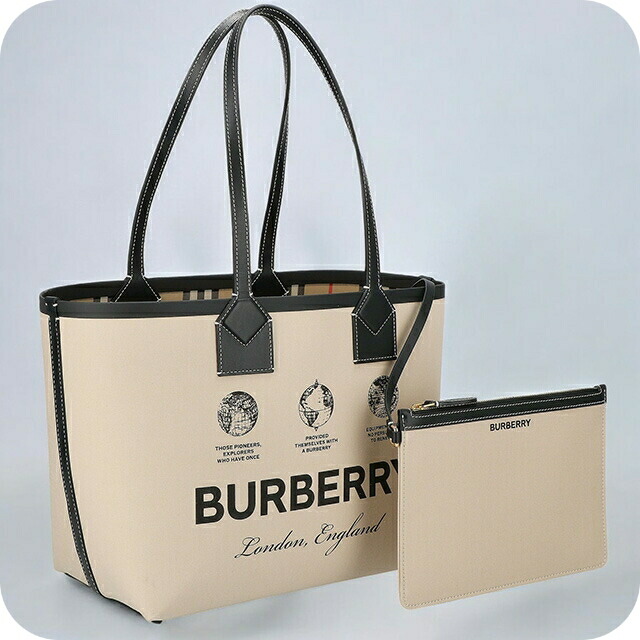 バ－バリ－ トートバッグ レディース BURBERRY 8063120 ベージュ 軽量 手提げ ブランド 高級 おしゃれ プレゼント 女性 実用的 かわいい