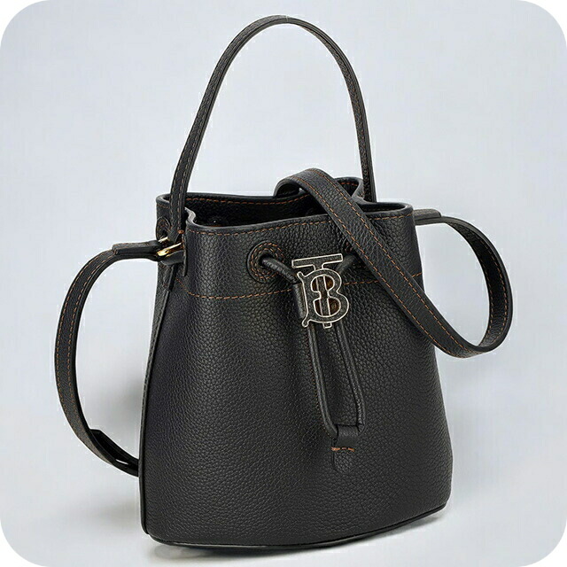 バ－バリ－ ハンドバッグ レディース BURBERRY 8066182 ブラック 軽量 小さめ 手提げ ブランド 高級 おしゃれ プレゼント 女性 実用的 かわいい