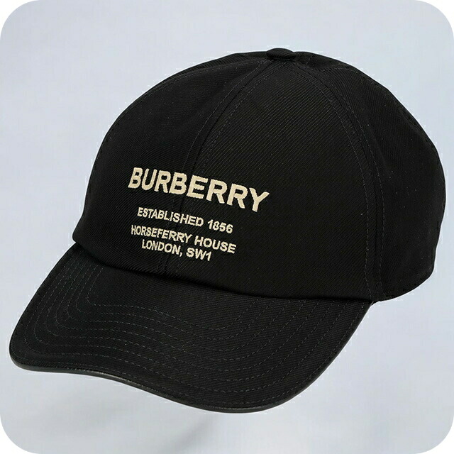 バ－バリ－ キャップ メンズ ブランド BURBERRY 8068034 L ブラック